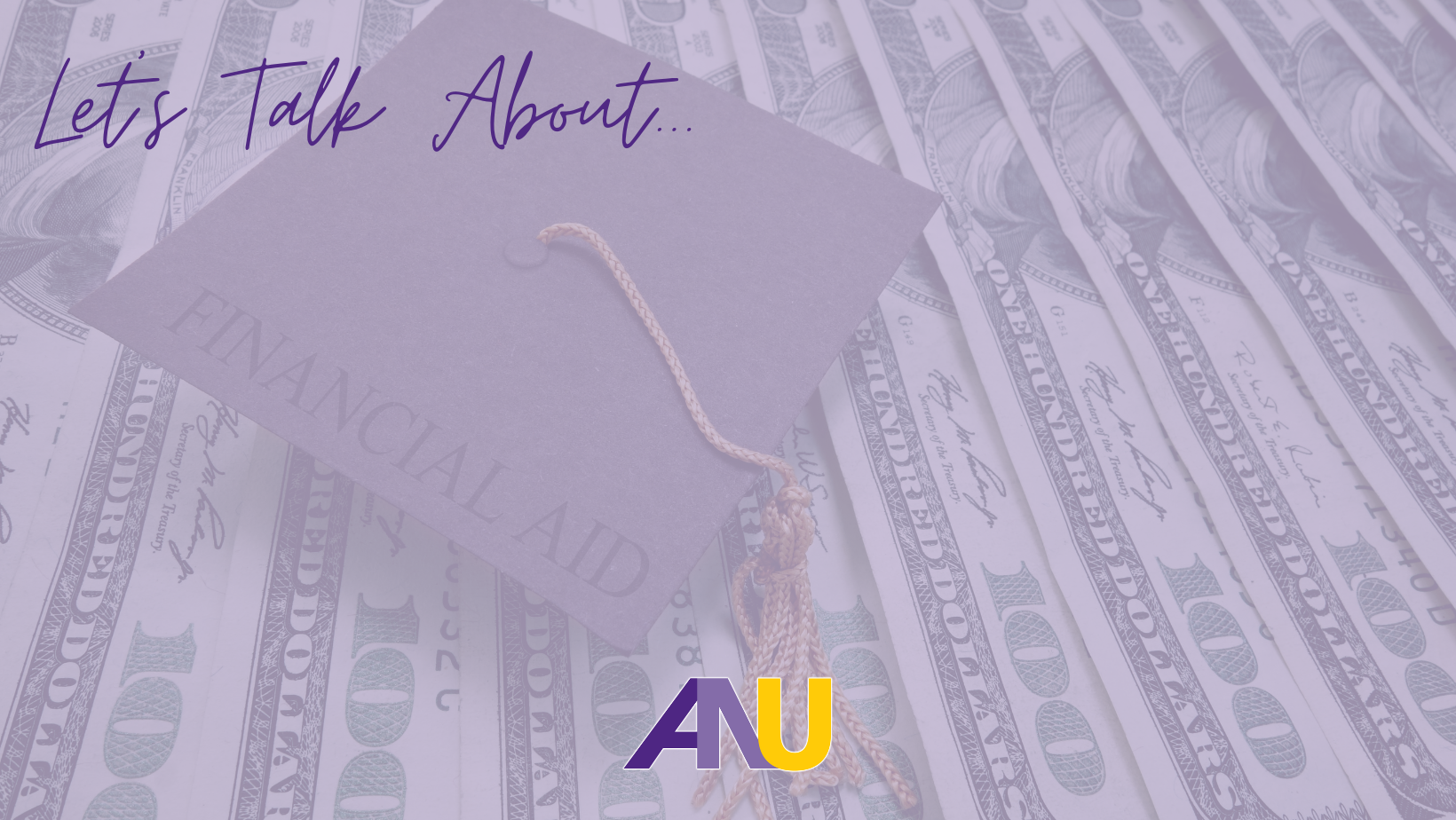 Let's Talk About... ANU strives for excellence in financial aid amid national uncertainties