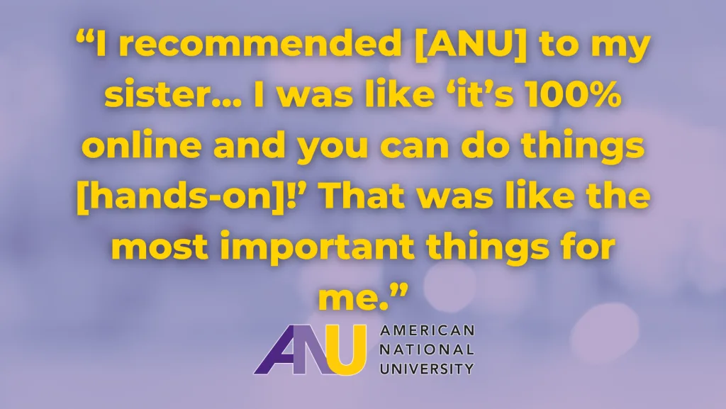 Excitement and Appreciation: Rama Alzamel’s Story with ANU